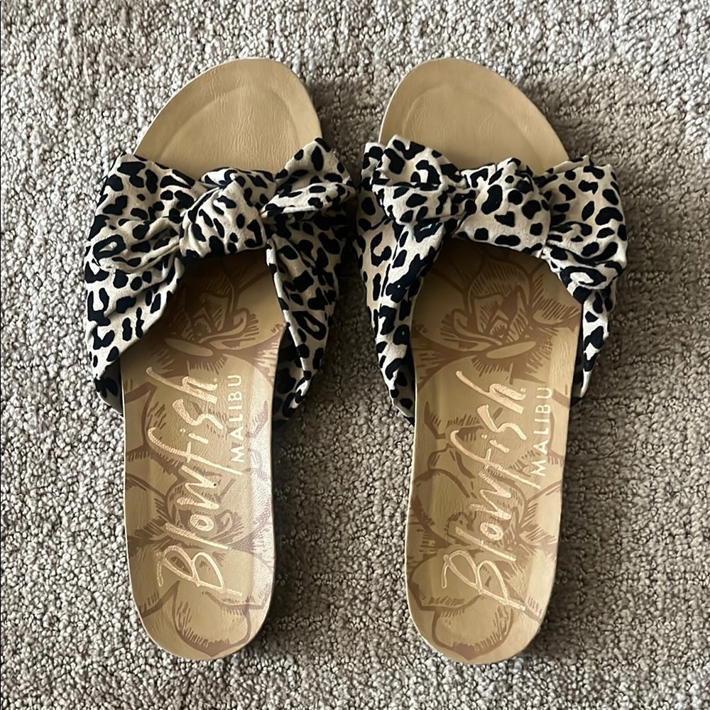 Blowfish Women's Leopard Print Sandals